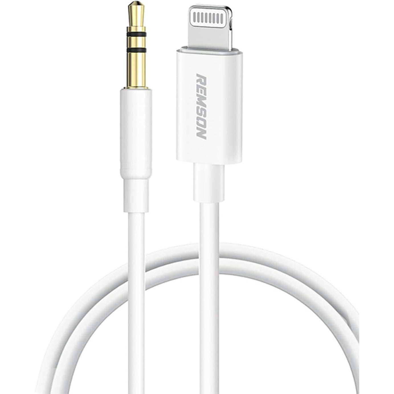 LIGHTNING TO 3.5MM AUX CABLE WHITE 1.2M | RM-HF22