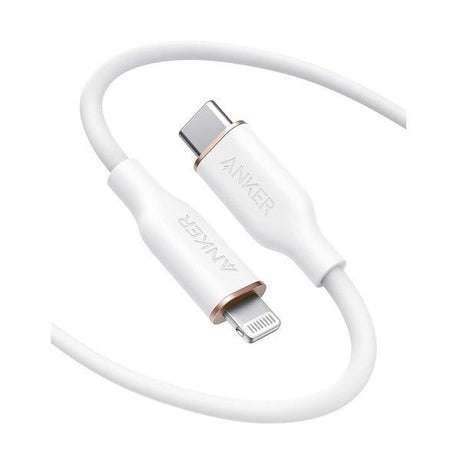 Anker Powerline Iii Flow Usb-c With Lightning Connector, 3ft , 1Meter  White  | A8662H21