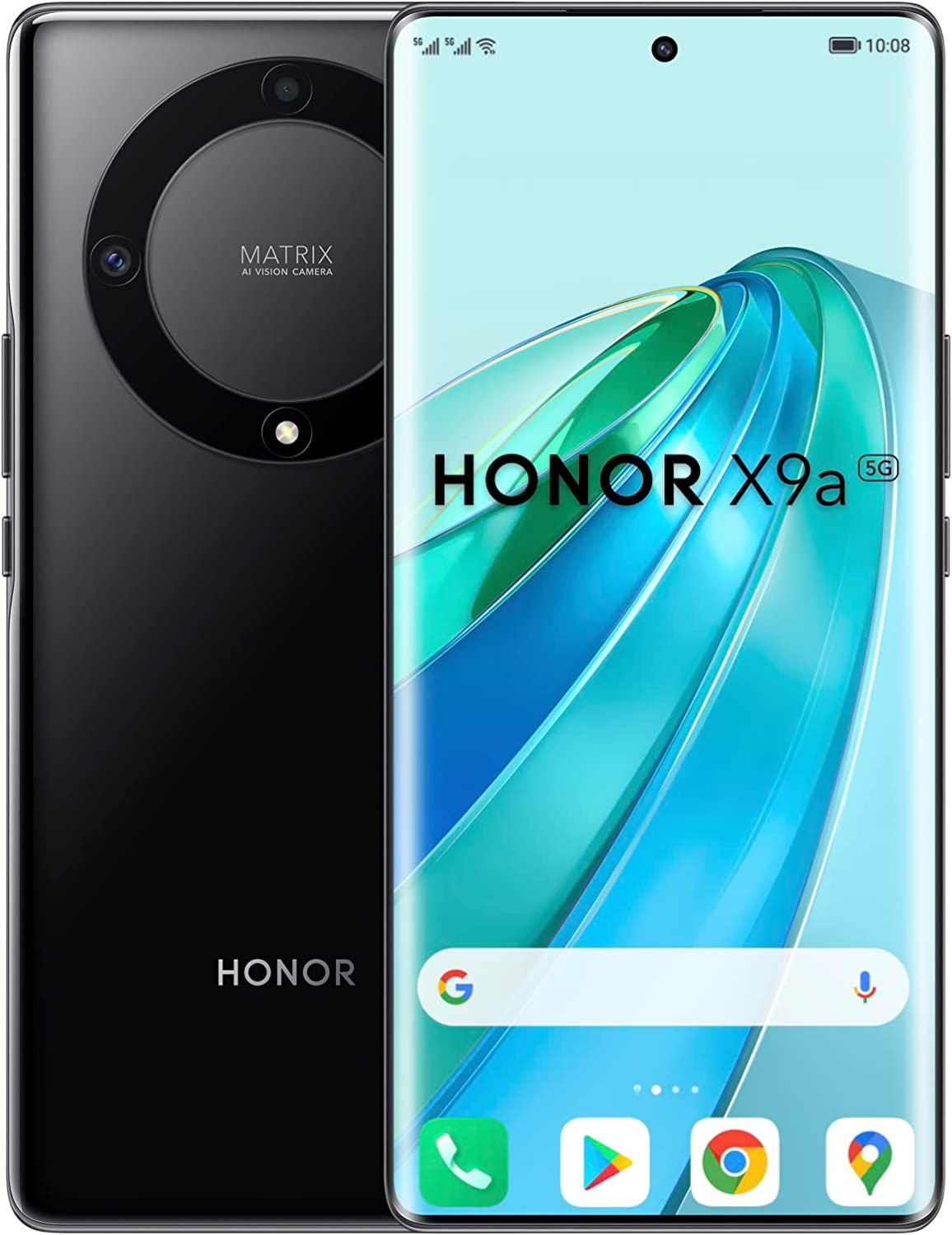HONOR X9a Smartphone 5G, 8GB+256GB, 6,67” Curved AMOLED 120Hz Display, 64MP Triple Rear Camera with 5100 mAh Battery, Dual SIM, Android 12 | BLACK