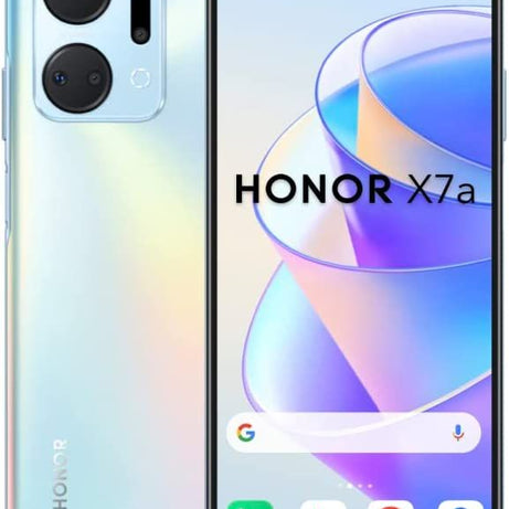 HONOR X7a Smartphone Unlocked, 6.74-Inch 90Hz Fullview Display, Dual SIM, 50MP Quad Camera with 6000 mAh Battery, 4GB+128GB, Android 12 | SILVER