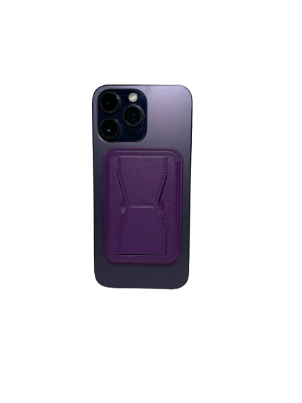 Phone wallet + grip purple color sticker