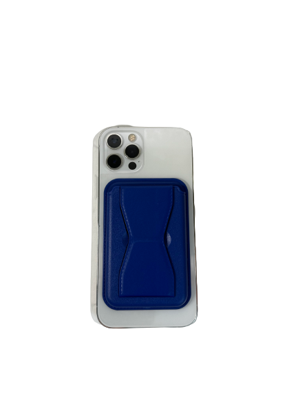 Phone wallet + grip blue color sticker
