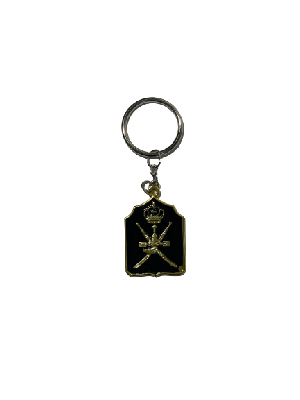 Gold and black of Oman KeyChain